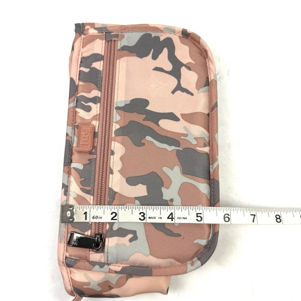 LUG Parasail Cosmetic Bag Camo Rose Nylon Travel Makeup Case Brand‎ New
